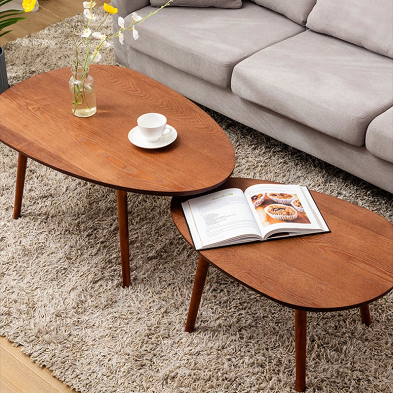 Set of 2 Coffee Table Nesting Table